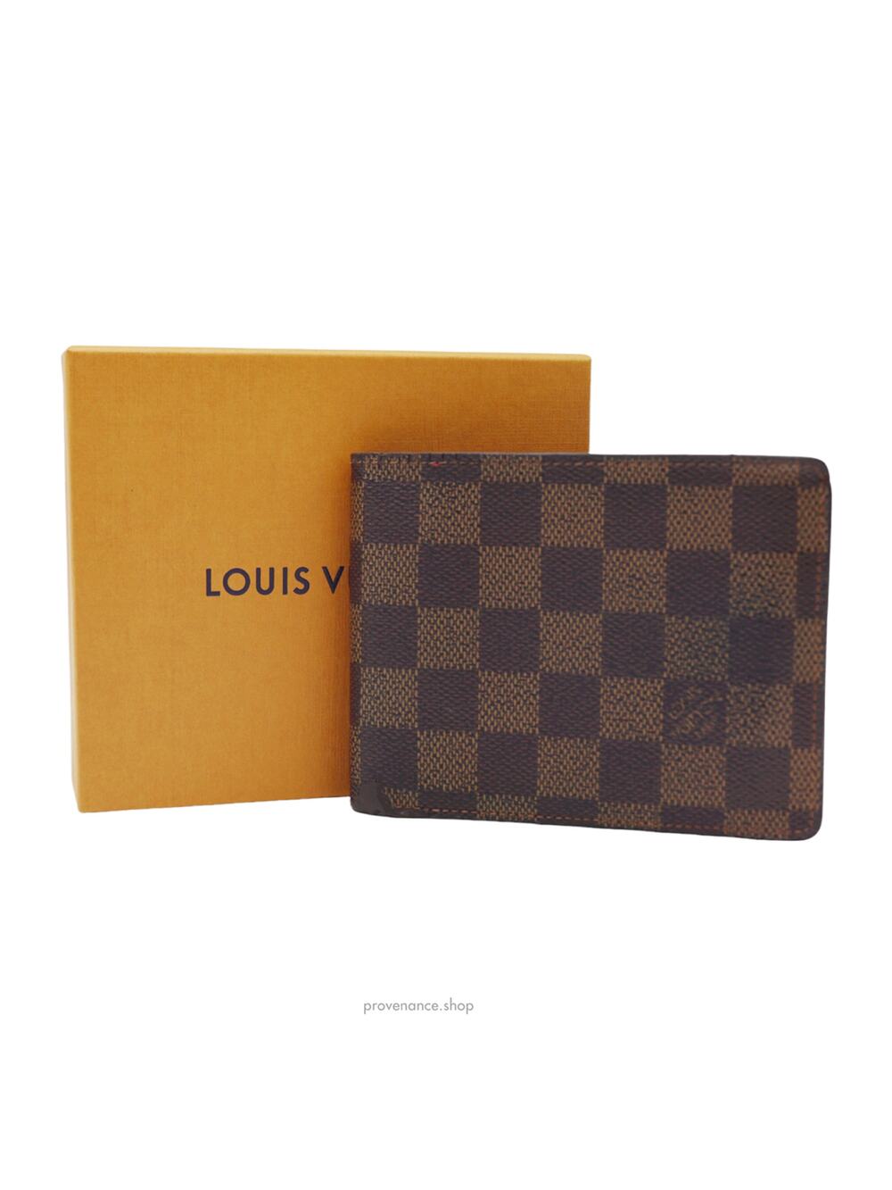 🔴 Louis Vuitton Florin Wallet - Damier Ebene